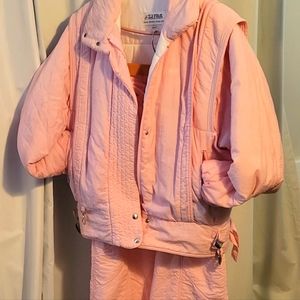 Soft Pink Snow Suit